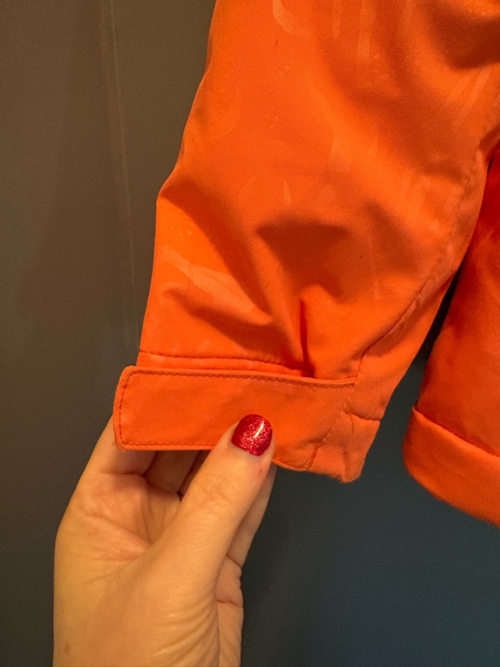 Roxy Women's Bright Orange Ski Jacket - Picture 5 of 12